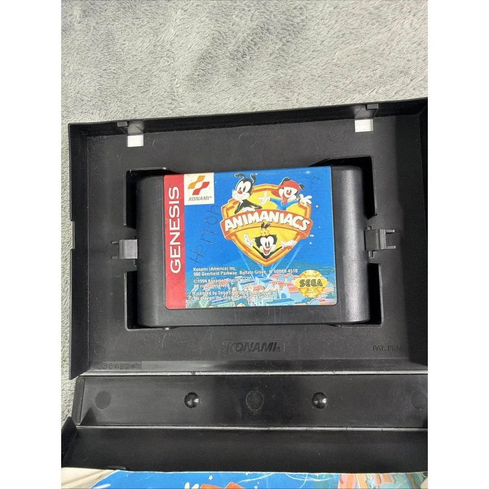 Animaniacs (Sega Genesis, 1994) Complete In Box With Manual